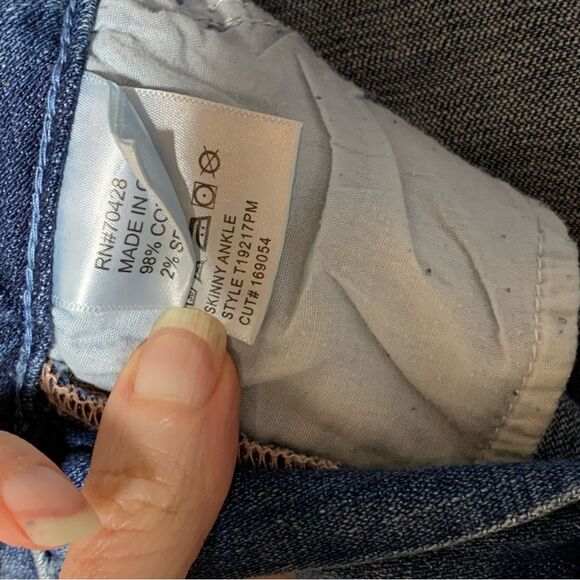 Tru Luxe Jeans embellished pearls Women’s size 6 straight leg boutique glam jean - Picture 5 of 7